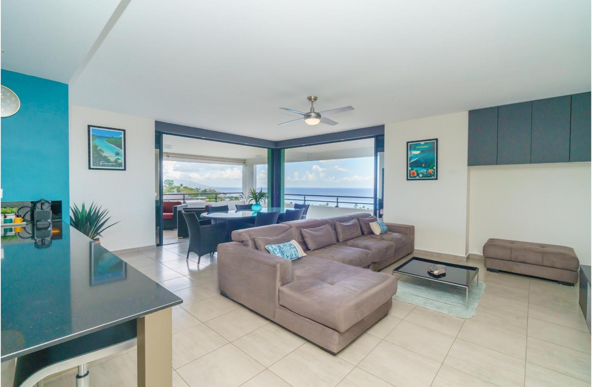 Kaili Ocean View Luxury 2Br Ac Throughout Fiber Wifi & Pool Daire Papeete  Dış mekan fotoğraf