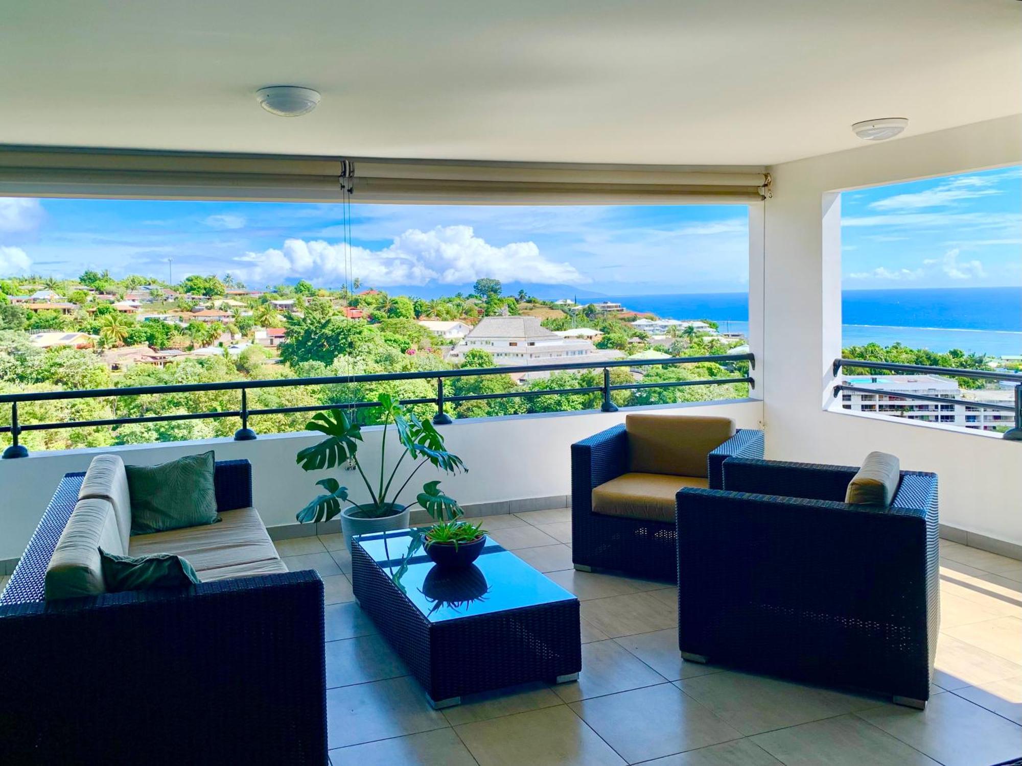 Kaili Ocean View Luxury 2Br Ac Throughout Fiber Wifi & Pool Daire Papeete  Dış mekan fotoğraf